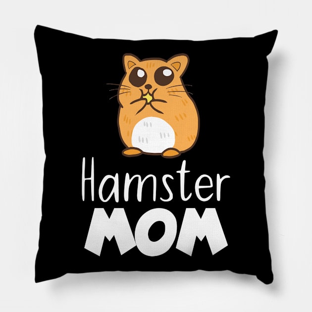 Pet Hamster mom Pillow by maxcode