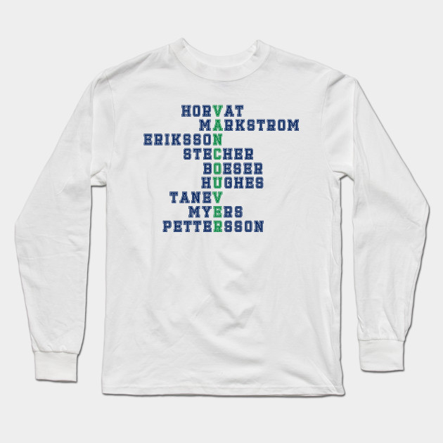 canucks long sleeve shirt