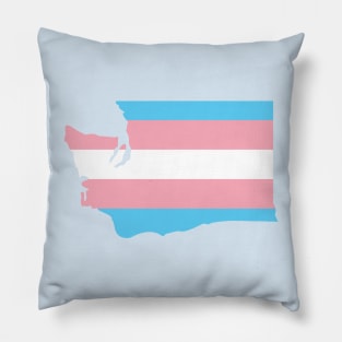 Trans Pride Washington State Pillow