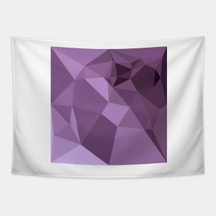 African Violet Abstract Low Polygon Background Tapestry