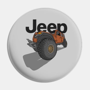 Jeep Design - Brown Pin