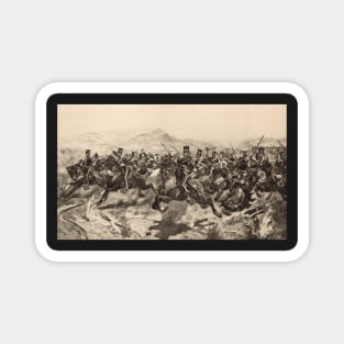 The Charge of the Light Brigade in 1854 Magnet