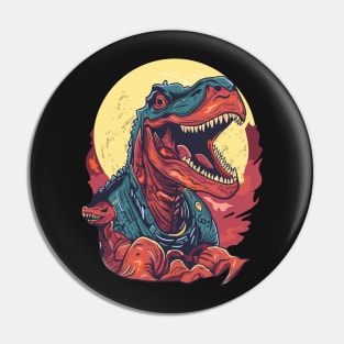 Dinosaur in Space Pin