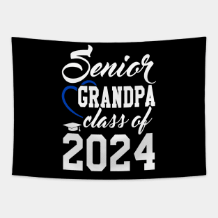 Class of 2024 Grandfather Senior Gifts Funny Senior Grandpa Tapestry