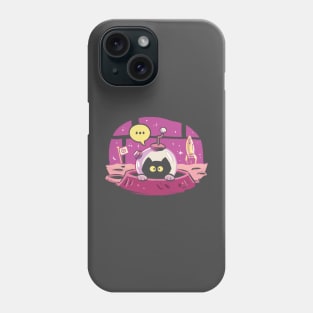 Timid Space Cat (No Line Varient) Phone Case