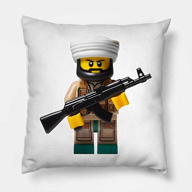 Tactical LEGO Pillow by Rawlifegraphic