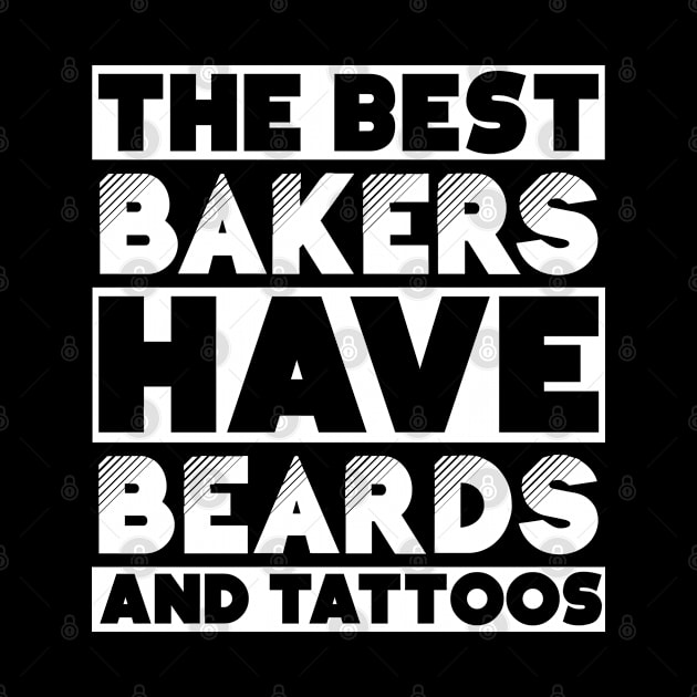 Bearded and tattooed bakers job gift . Perfect present for mother dad friend him or her by SerenityByAlex