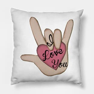 ILY - I Love You Pillow