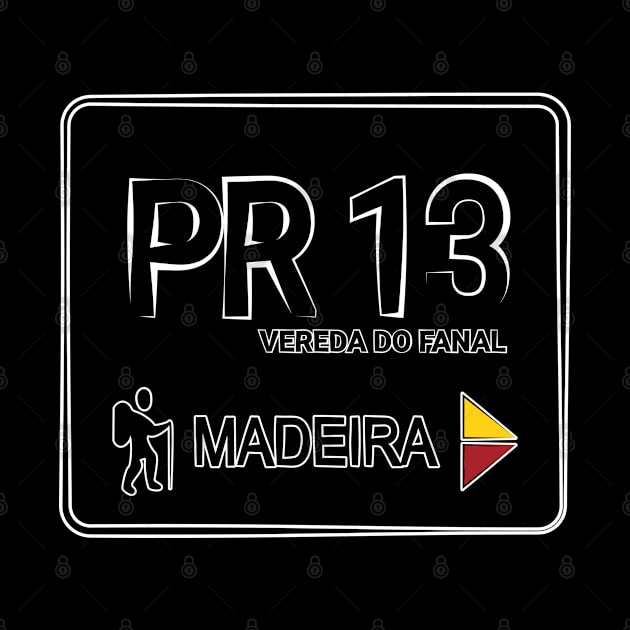 Madeira Island PR13 VEREDA DO FANAL logo by Donaby