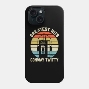 Greatest Hits Conway Retro Walkman Twitty Vintage Art Phone Case