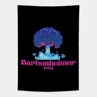 Explosion BarbenHeimer Tapestry