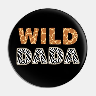 Wild Dada Zoo Born Wild Birthday Safari Jungle Family Pin