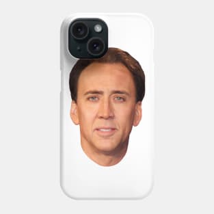 Nicolas Cage's Head Phone Case