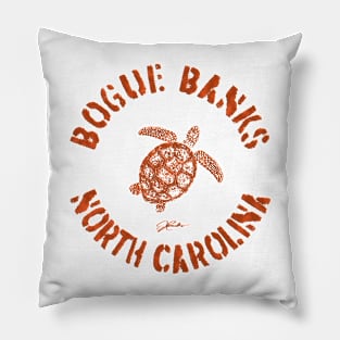 Bogue Banks, North Carolina, Sea Turtle Pillow