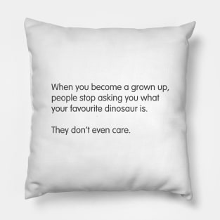 Your Favourite Dinosaur Pillow