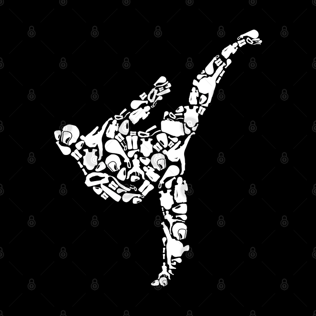 Fighter martial arts illustration by ShirtyLife