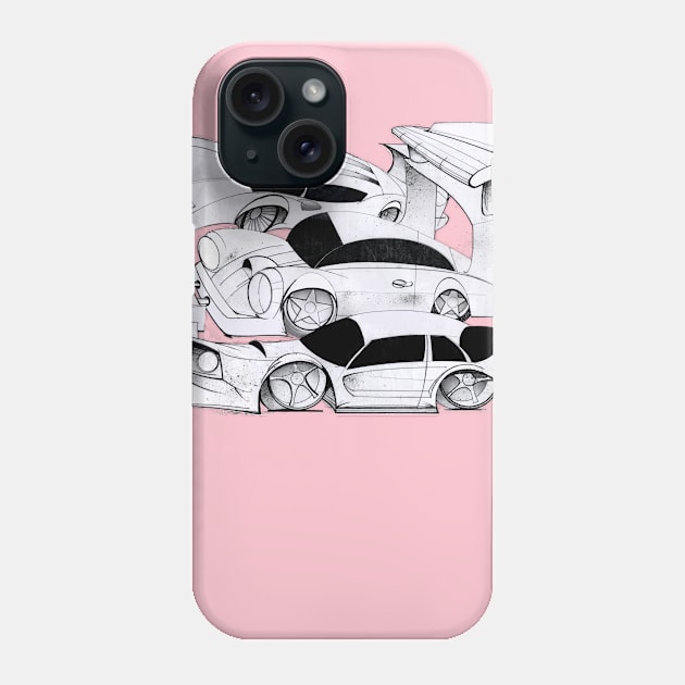 PETROL HEAD Phone Case by IAN TOVEY ILLUSTRATOR