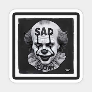 Very sad clown Magnet