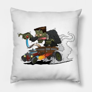 Low Brow Frankenstein Pillow