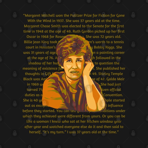 Erma Bombeck Portrait and Quote by Slightly Unhinged