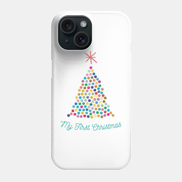 My Frist Christmas Phone Case by Ivy League