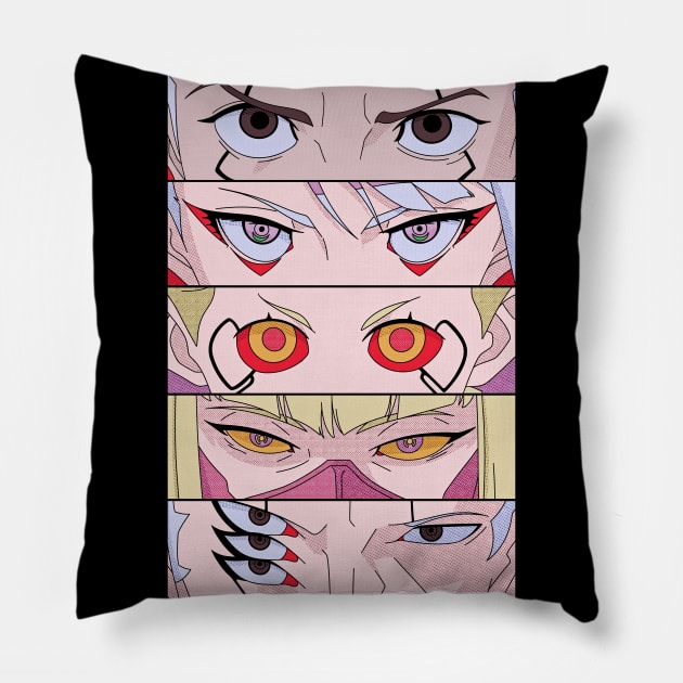 Cyberpunk Eyes Pillow by zody