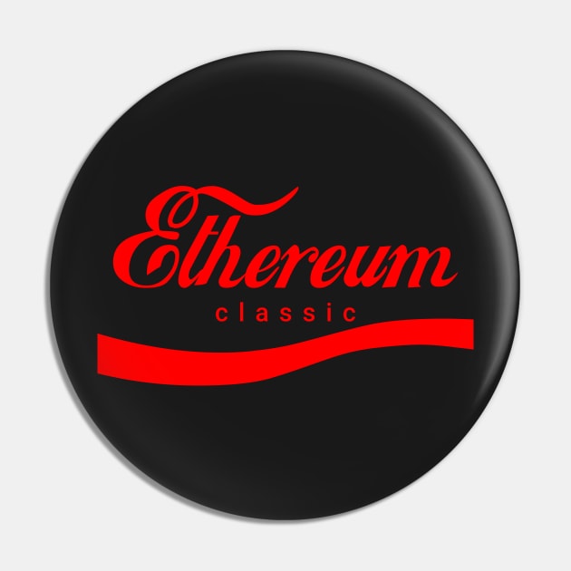 Ethereum Classic (ETC) Crypto Pin by cryptogeek