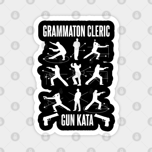 Grammaton Cleric Gun Kata Magnet by Meta Cortex