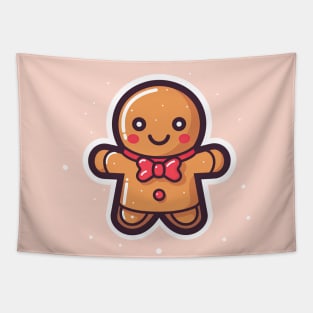 cute gingerbread man Tapestry