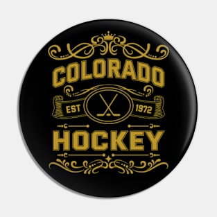 Vintage Colorado Hockey Pin