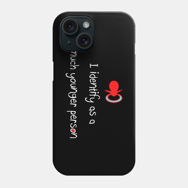 A MUCH YOUNGER PERSON Phone Case by TBombs