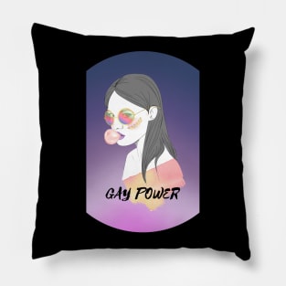 Gay power Pillow