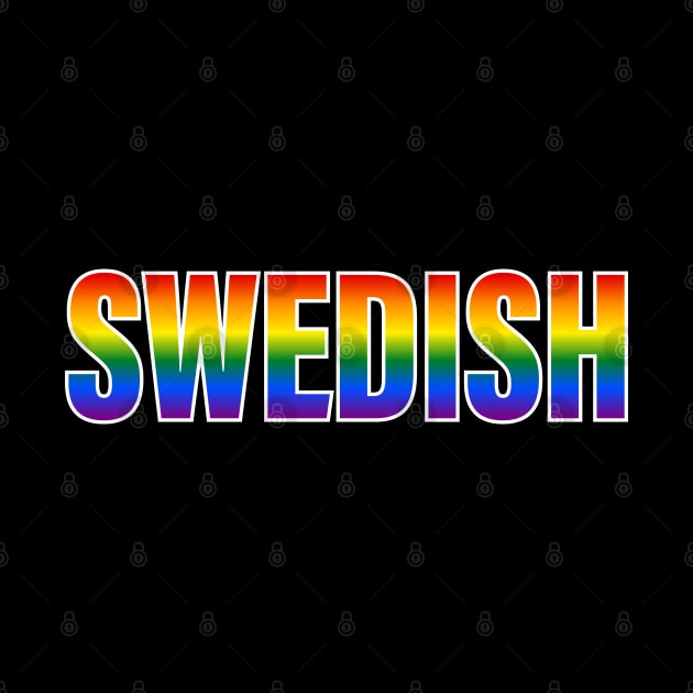Rainbow Swedish LGBTQ Pride by Rainbow Nation