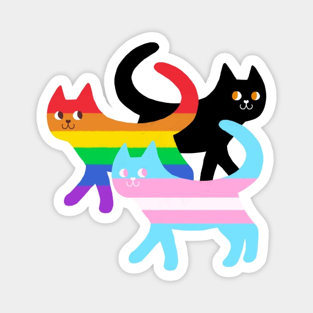 Pride + BLM Magnet by DebbieMongrel