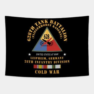 628th Tank Battalion, 28th Infantry Division w Cold SVC Tapestry