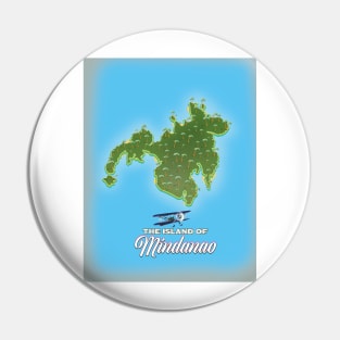 Mindanao island map Pin