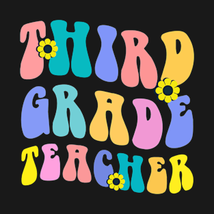 Vintage 3rd Third Grade Teacher Back To School Gifts T-Shirt