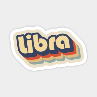 Libra Retros '70s Magnet