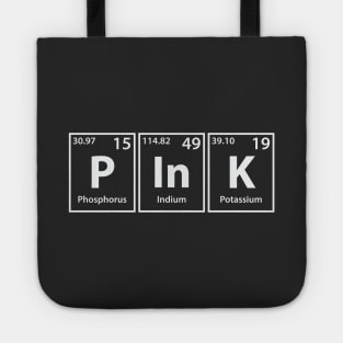 Pink (P-In-K) Periodic Elements Spelling Tote