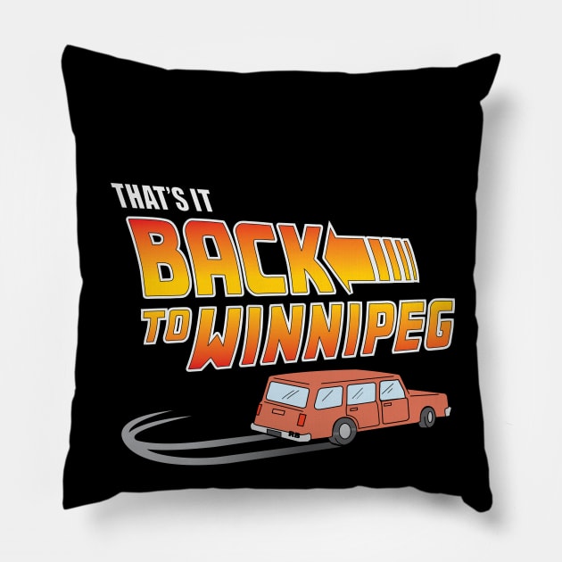 PT - Back To Winnipeg Pillow by Rock Bottom