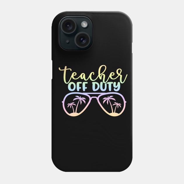 Teacher off duty - funny teacher joke/pun Phone Case by PickHerStickers