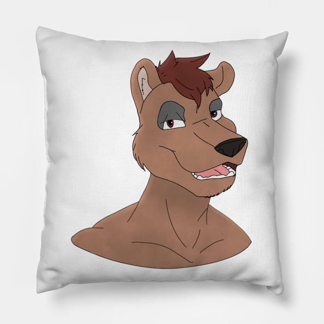 Anthro animal face Pillow by Veleno