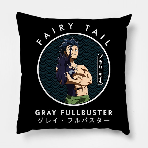 GRAY In The Circle IV Pillow by RayyaShop