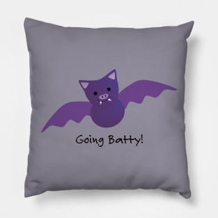 Going Batty Purple Bat Pillow