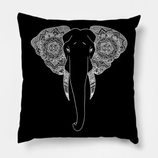 Elephant (Design on Front) Pillow