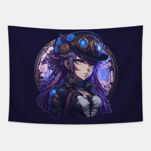 Steampunk Girl Tapestry