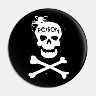 Skull And Crossbone Poison Pin