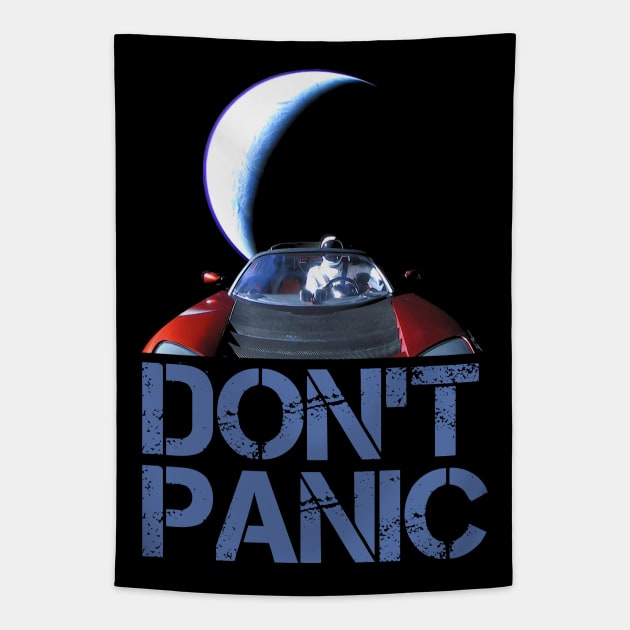 Don't Panic Tapestry by Nerd_art