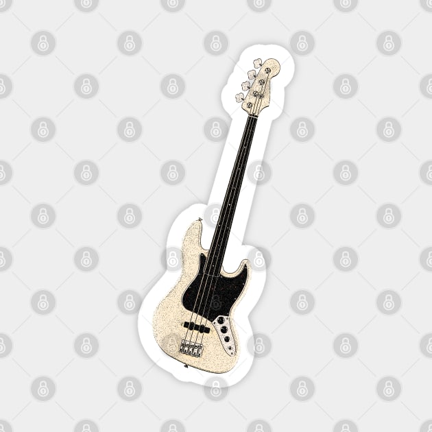 Electric Bass #1 Magnet by corekah