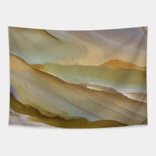 Abstract landscape Tapestry